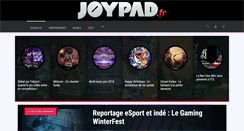 Desktop Screenshot of joypad.fr